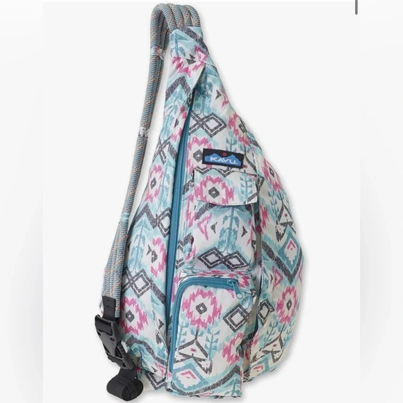 NWT KAVU Original Rope Sling Pack with Adjustable Rope Shoulder Strap - Picture 1 of 1